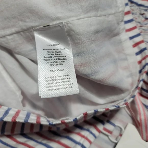 Vineyard Vines Fireworks Stripe Seersucker Romper - Picture 6 of 8
